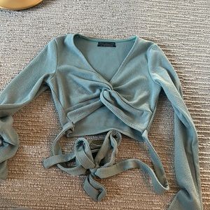 URBAN OUTFITTERS tie front top
